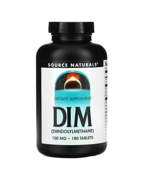 Source Naturals, DIM (дииндолилметан), 100 мг, 180 таблеток